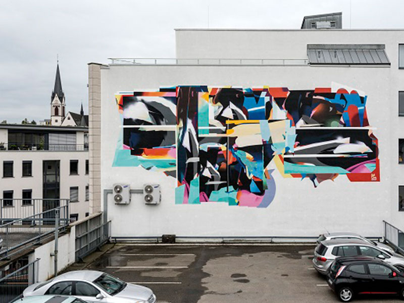 Parkhaus wird zum Kunstobjekt